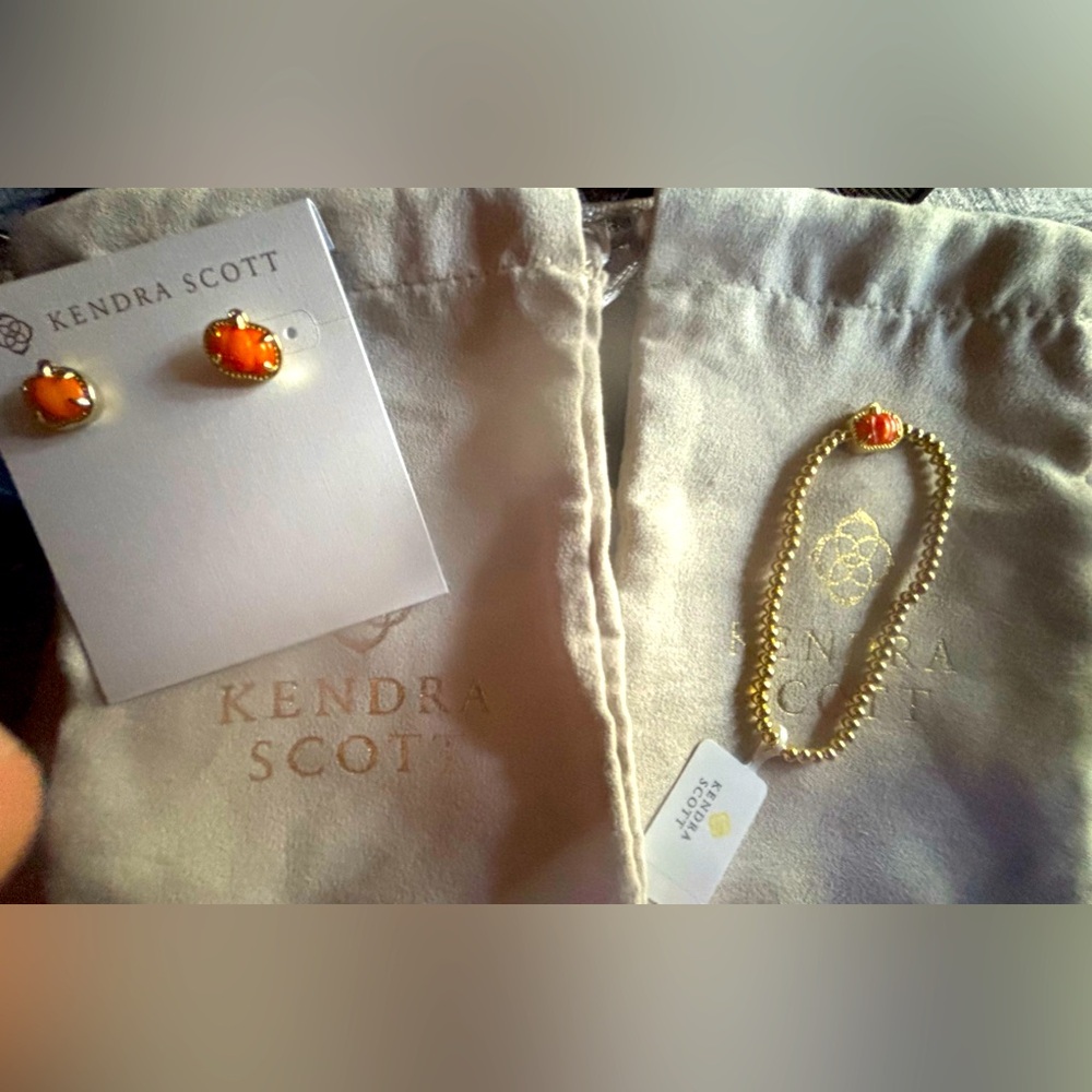 earrings and bracelets